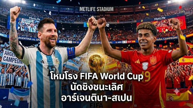 โหมโรง-FIFA-World-Cup-2026-นัดชิงชนะเลิศ-สเปน-อาร์เจนตินา
