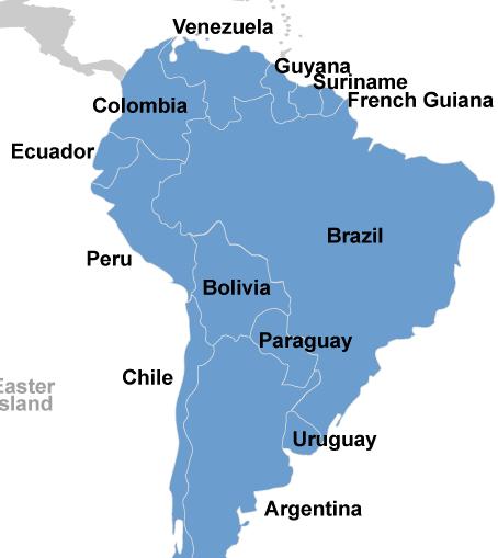 south america